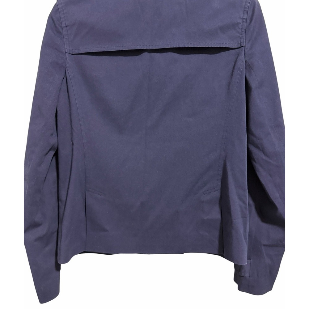Theory Double Breasted Navy Blue Blazer Jacket Women's Size Small - Picture 6 of 13